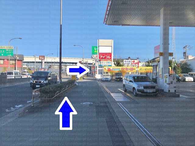 シェル石油から千葉方面道路の画像