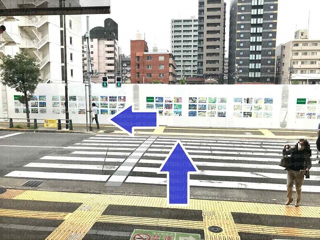 横断歩道の画像