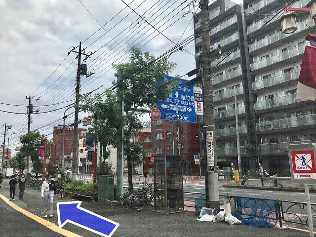 環七通りの画像