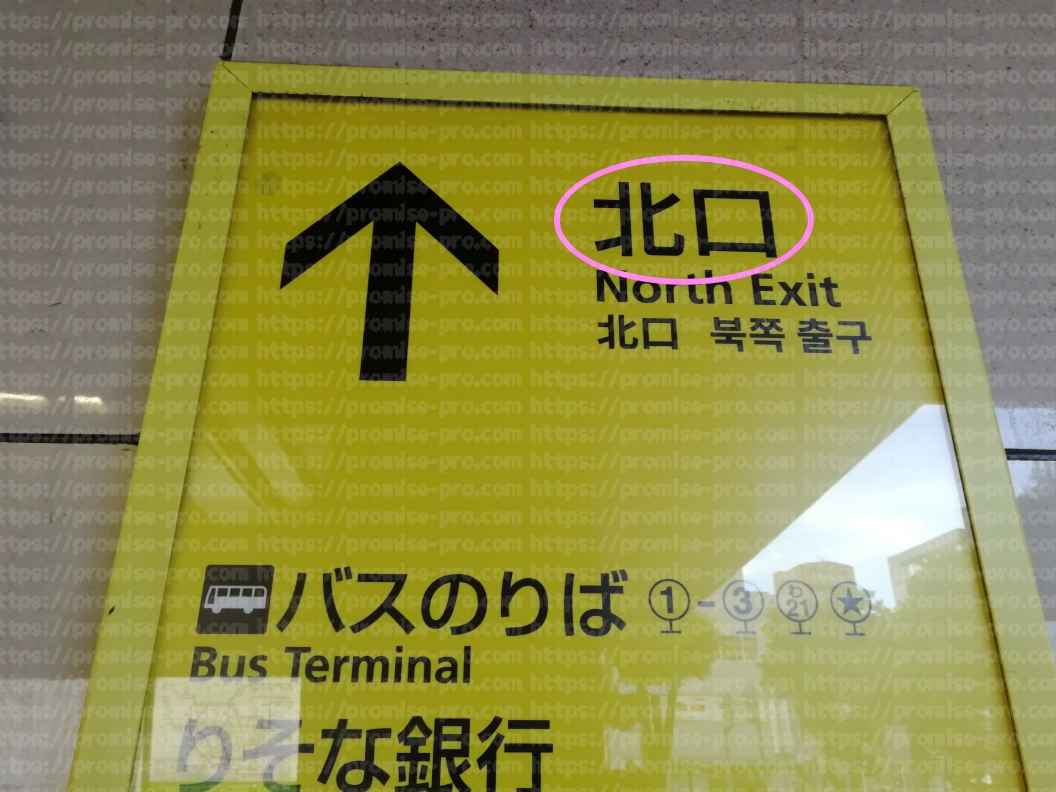 北口案内板画像
