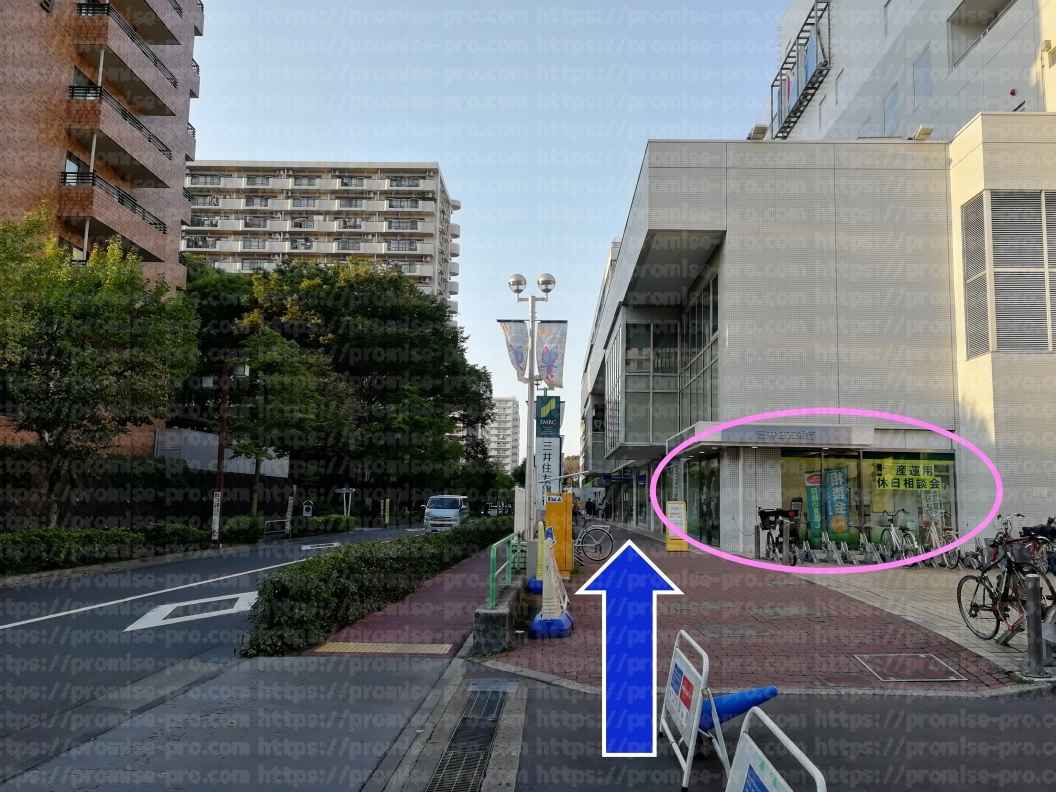 三井住友銀行看板と建物画像