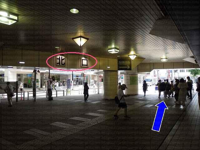 北口案内板の画像