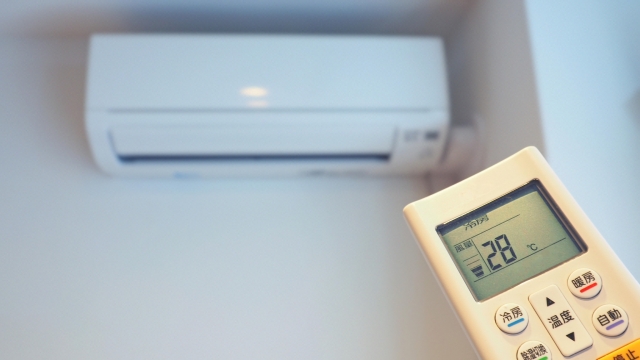 28℃設定のエアコン