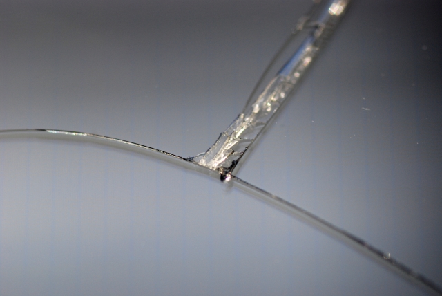 フロントガラスに入った亀裂